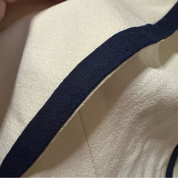 Collectif pin up white navy sailor dress xs 4 - Picture 5 of 8